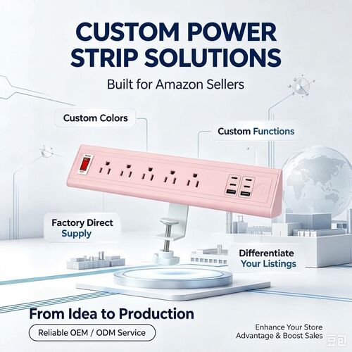 son şirket davası hakkında OEM Özel Kelepçeli Güç Şeridi Vaka Çalışması | Amazon Satıcıları İçin Farklılaştırılmış Masaüstü Güç Çözümü