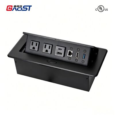 Quality  Residential CUL VGA Pop Up Socket Box USB 3.0 For Nightstand Countertops factory