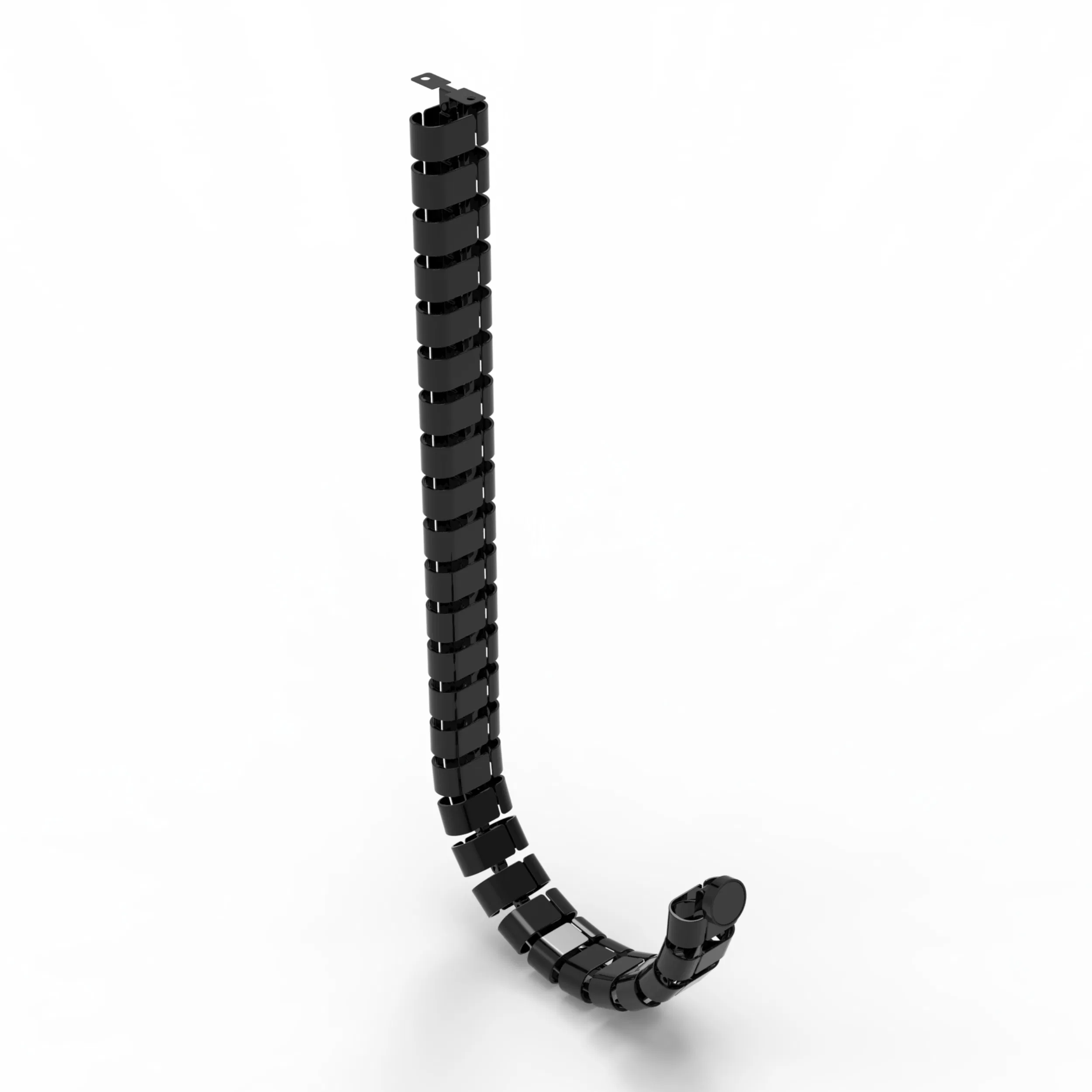 Modular Vertebrae Cable Guide for Sit-Stand Desks