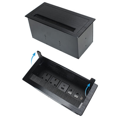 Pop Up Meeting Table Power Outlet 20W UKCA Certified