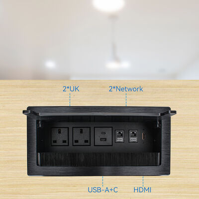 Pop Up Meeting Table Power Outlet 20W UKCA Certified