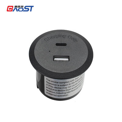 ETL FCC Certified Recessed USB Charger with QC3.0 and PD20W Fast Charging for Sofa and Desk