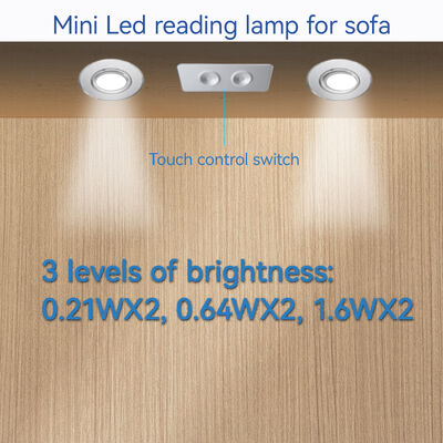 IP20 Adjustable Electrical Sofa Reading Lamp Light Touch Panel 29V