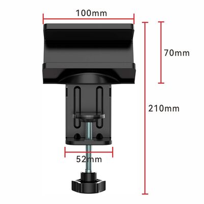 Office Lift Desk Accessories Metal Clamp Power Strip Holder 10mm-55mm
