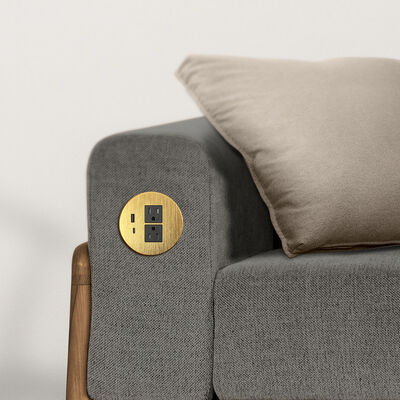 Hotel Room Usb C Wireless Charging Grommet Recessed Power Outlet 18W