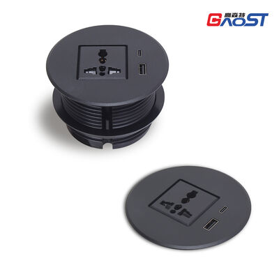 Furniture Embedded Recessed Desk Power Grommet Charger Sockets PD 20W