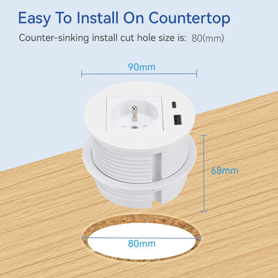 ROHS Table Desk Power Grommet For Conference Room Boardroom