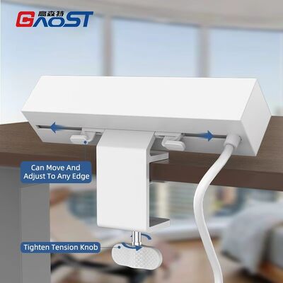 2A1C USB Desk Clamp Power Outlet Bar Fireproof For Workstation
