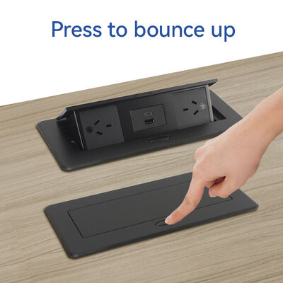 SAA Pop Up Switch Box Power Outlet Under Desk Kitchen Countertop