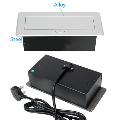 Modern Workspace Pop Up Socket Box With 2 Australian GPO SAA Certificated