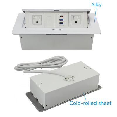 Compact Usb Desktop Socket Box Power Outlet Box OEM CUL Certificated