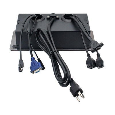 Multifunction Usb Desk Recessed Worktop Sockets Box For Workspace Room ODM