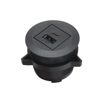 Furniture Recessed USB C Power Grommet Charger 20W Output