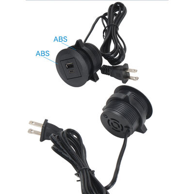 Furniture Recessed USB C Power Grommet Charger 20W Output
