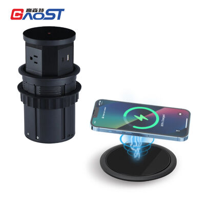 IP65 Waterproof Popup Retractable Plug Sockets Outlet 20W untuk dapur kantor