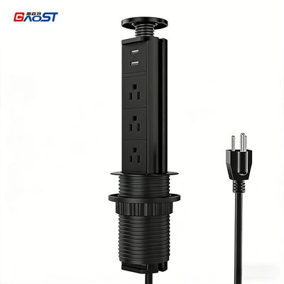 GAOST Motorised Retractable Pop Up Kitchen Counter Outlet Power Strip Socket