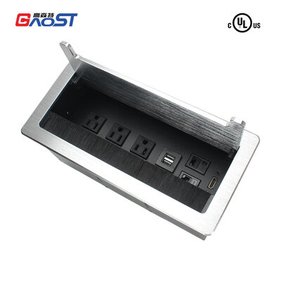 Popup Seamless Recessed Desktop Electrical Socket 10W USBA Charge