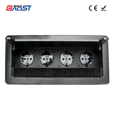 Smart Centralized Power Conference Electrical Socket Schuko Outlets Corrosion Resistance