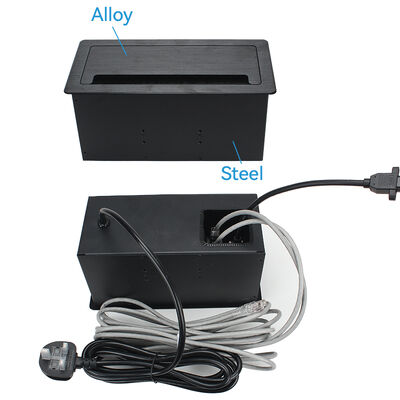 Multifunctional Flip Up Power Socket plug 20W USBA USBC For desk Cable Management