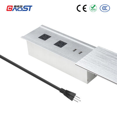 Recessed Hidden Conference Table Power Socket Outlet Hub 20W USB Fast Charging