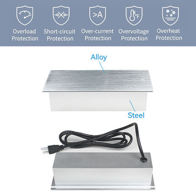 Recessed Hidden Conference Table Power Socket Outlet Hub 20W USB Fast Charging