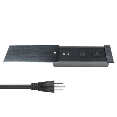 Commercial Office Furniture Socket Slide Embedded Boardroom Table Power Outlets