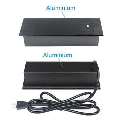 Commercial Office Furniture Socket Slide Embedded Boardroom Table Power Outlets