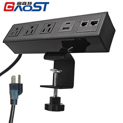Multifunctional Desk Clamp Power Outlet Center USB C PD20W