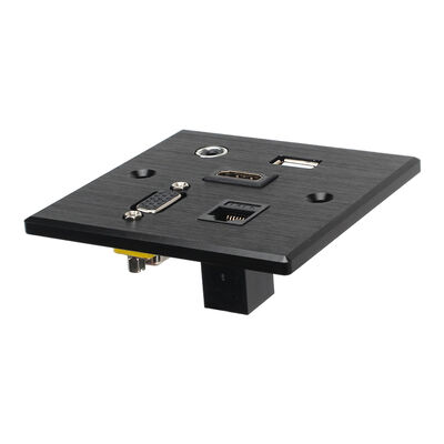 USB2.0 Audio Visual Box Multimedia Outlet RJ45 CAT6 For Home Theater