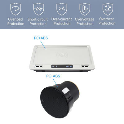 USBA USBC Cabinet Sofa Bluetooth Audio System ABS Plastic ROHS Certificated