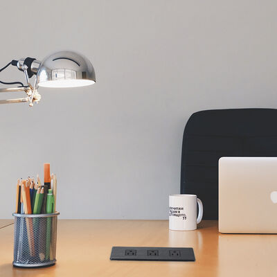 162mm Recessed Surge Protector Desk Outlet Sockets With Usb OEM