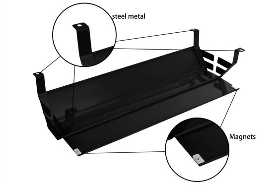 Magnetic Under Table Cable Holder Management Tray For Workspace OEM