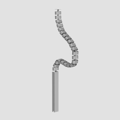 Modular Vertebrae Standing Desk Cable Spine Guide Customized