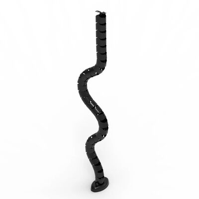 Adjustable Desk Vertebrae Cable Manager Organizer Spine Quad Entry