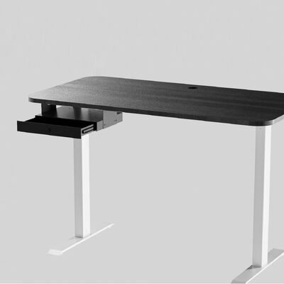 404mm Metal Under Desk Storage Tray Drawer Attachment 8kg For Standing Desks