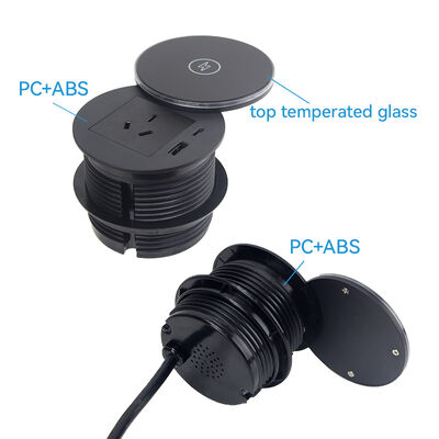 USBC Fast Charge Desk Power Grommet Electrical Plug Fire Resistant