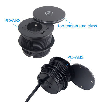 15W Fast Charging Desktop Power Grommet For Conference Tables OEM