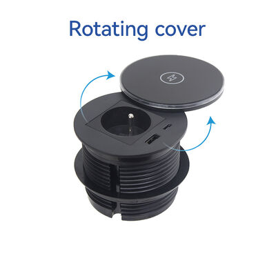 15W Fast Charging Desktop Power Grommet For Conference Tables OEM