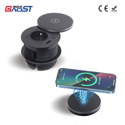 15W Fast Charging Desktop Power Grommet For Conference Tables OEM
