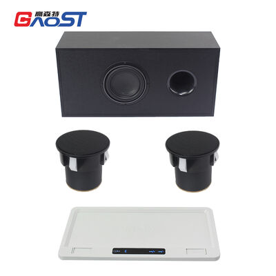 Recliner Bluetooth-geluidsysteem met 15W Qi draadloos oplader Dubbele USB-poorten en ABS-plastiekconstructie