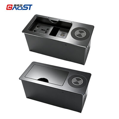 Premium Recessed Table Power Socket Box with 65W USB-C PD Fast Charging