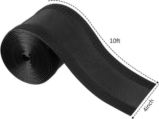 Carpet Cord Cover with Hook & Loop Grip for Secure Cable Management - Reusable & Residue-Free Durable Nylon Construction