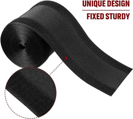 Carpet Cord Cover with Hook & Loop Grip for Secure Cable Management - Reusable & Residue-Free Durable Nylon Construction
